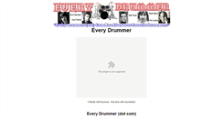 Desktop Screenshot of everydrummer.com